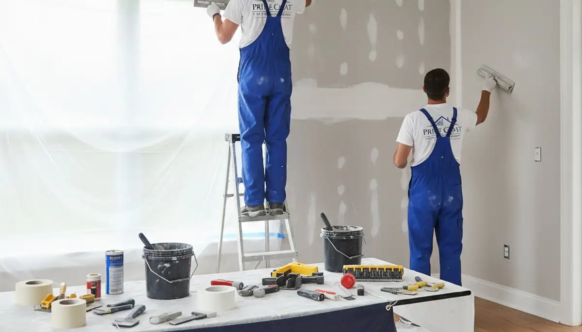 Professional drywall repair and wall restoration in Burlington, VT home interior