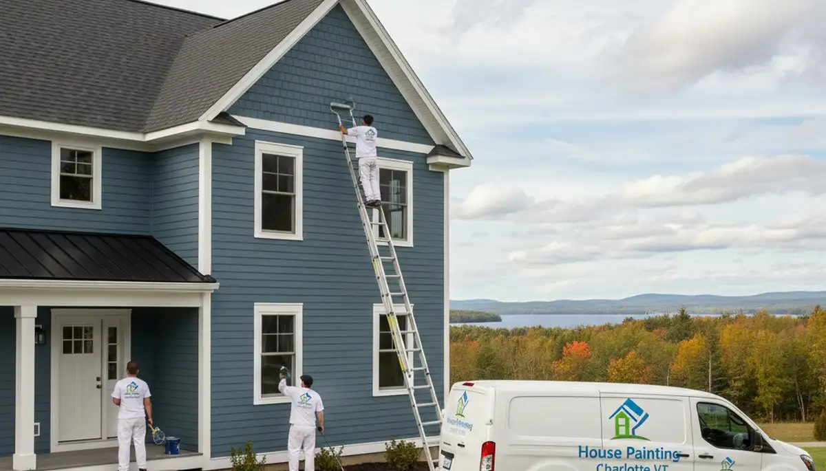 House painting services in Burlington, VT for residential exterior and interior home painting projects