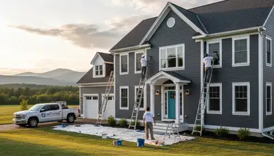 Professional house painting service in Burlington, VT by Painting Burlington VT