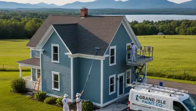 Professional house painting services in Burlington, VT by paintingburlingtonvt.com