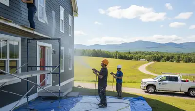House painting team serving Burlington, VT, delivering professional interior and exterior painting services