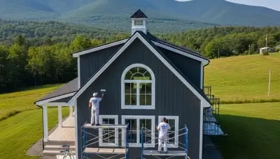 Professional house painting service in Burlington, VT for interior and exterior homes