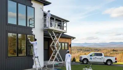 Professional house painting service in Burlington, VT for interior and exterior home painting