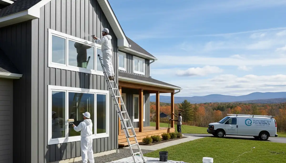 Professional house painting service in Burlington, VT by Painting Burlington VT