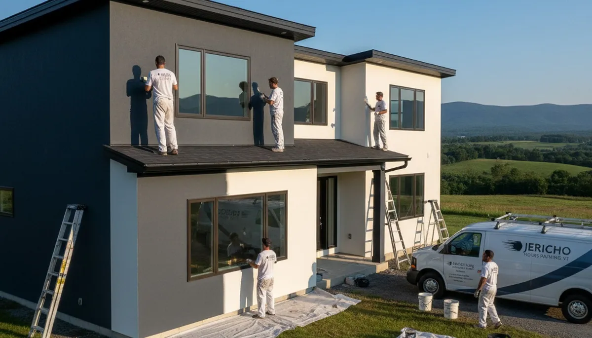 House painting team serving Burlington, VT with professional interior and exterior painting services