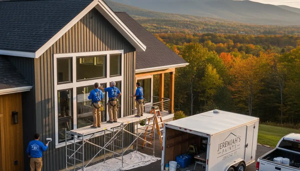 House painting team in Burlington, VT providing professional interior and exterior painting services