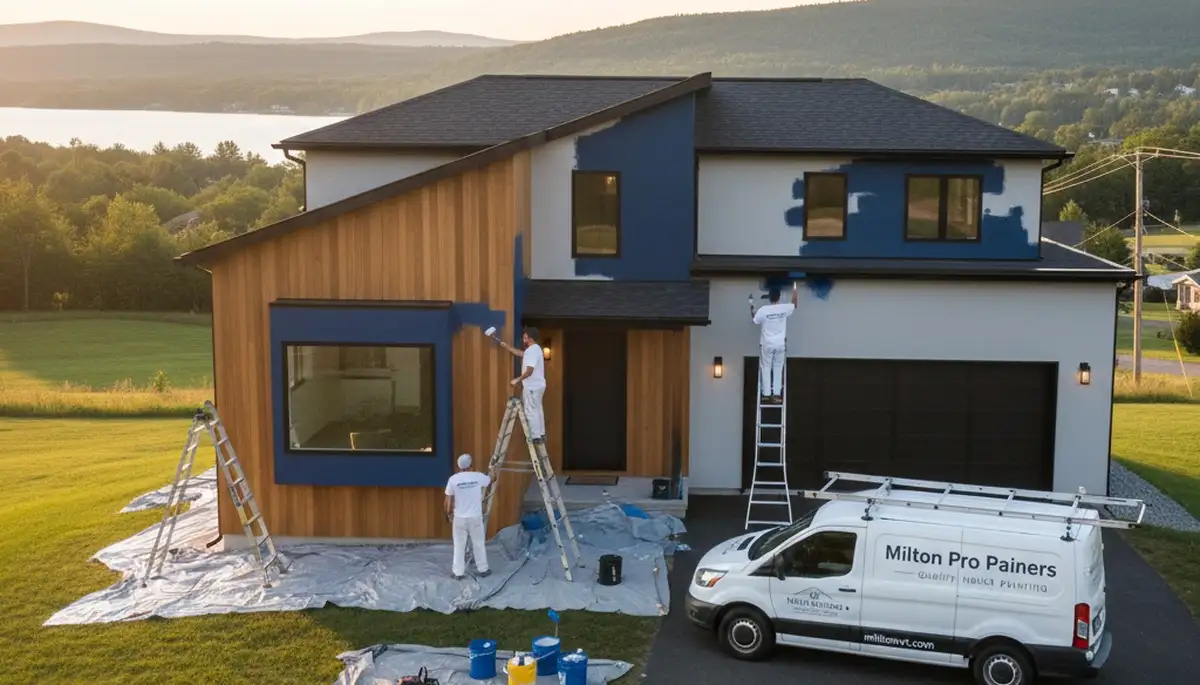 House painters in Burlington, VT providing professional interior and exterior painting services
