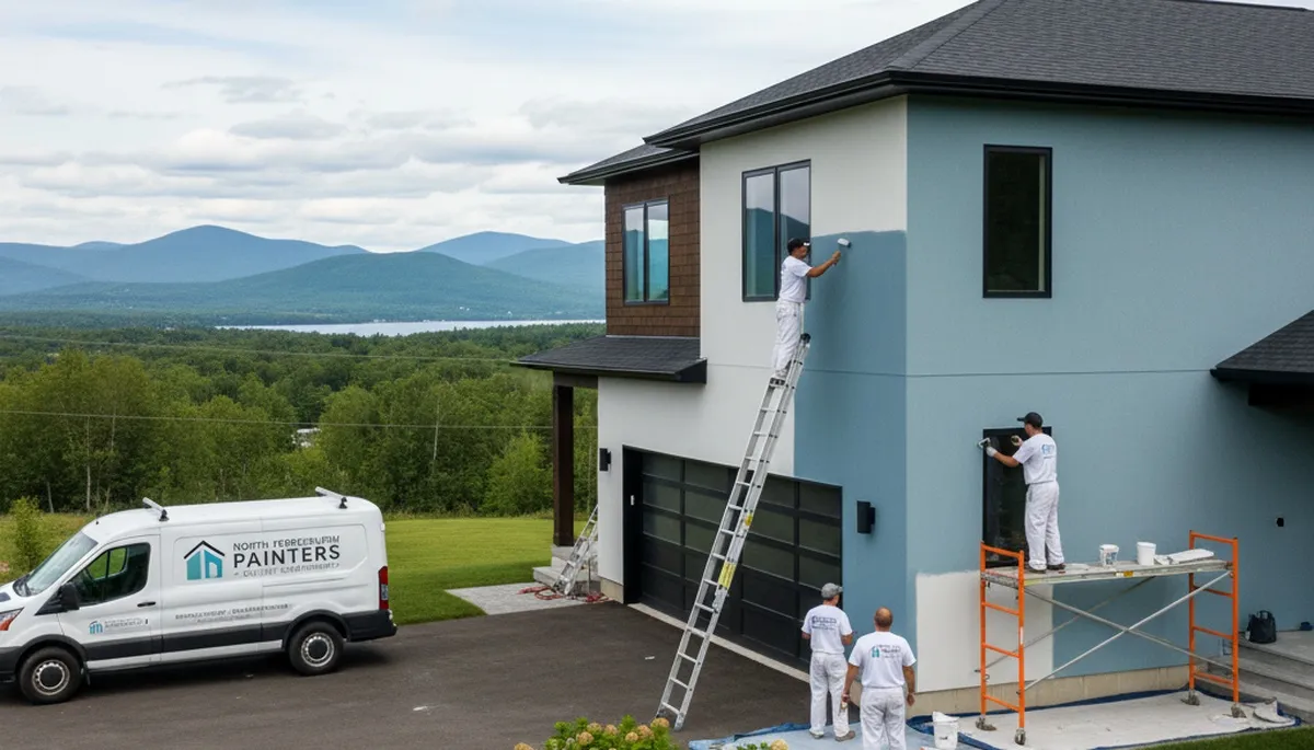 Professional house painting service in Burlington, VT for interior and exterior home painting