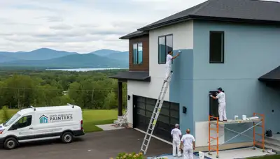 Professional house painting service in Burlington, VT for interior and exterior home painting