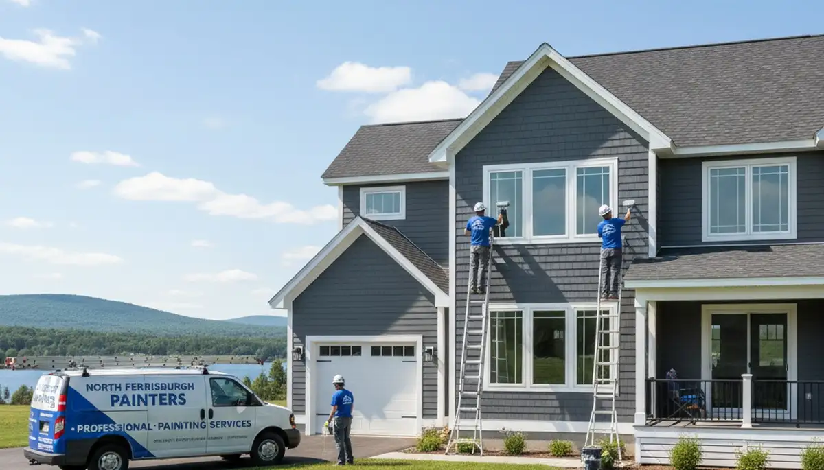House painting service in Burlington, VT for residential exterior and interior painting projects