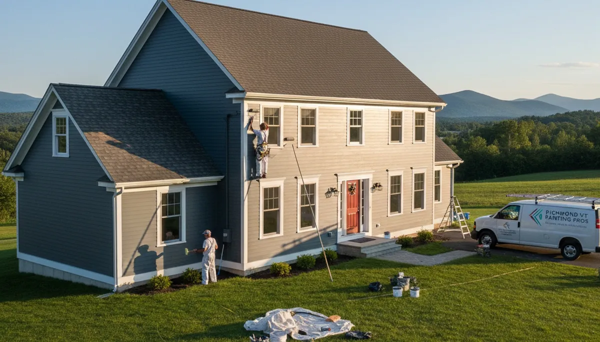 House painting service in Burlington, VT by paintingburlingtonvt.com for residential interior and exterior painting