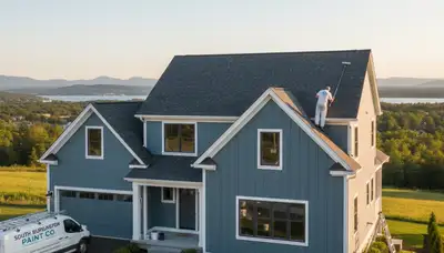 Professional house painters in Burlington VT providing expert home exterior painting services