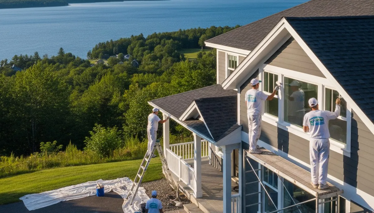 Professional house painting service in Burlington, VT for interior and exterior homes