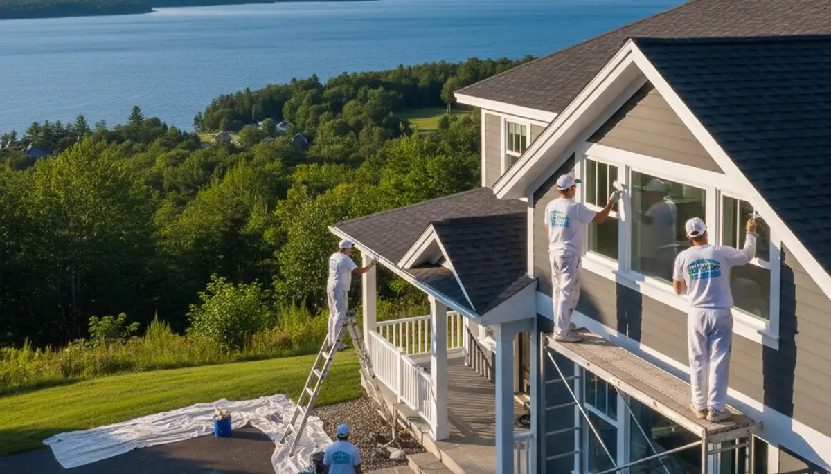 Professional house painting service in Burlington, VT for interior and exterior homes