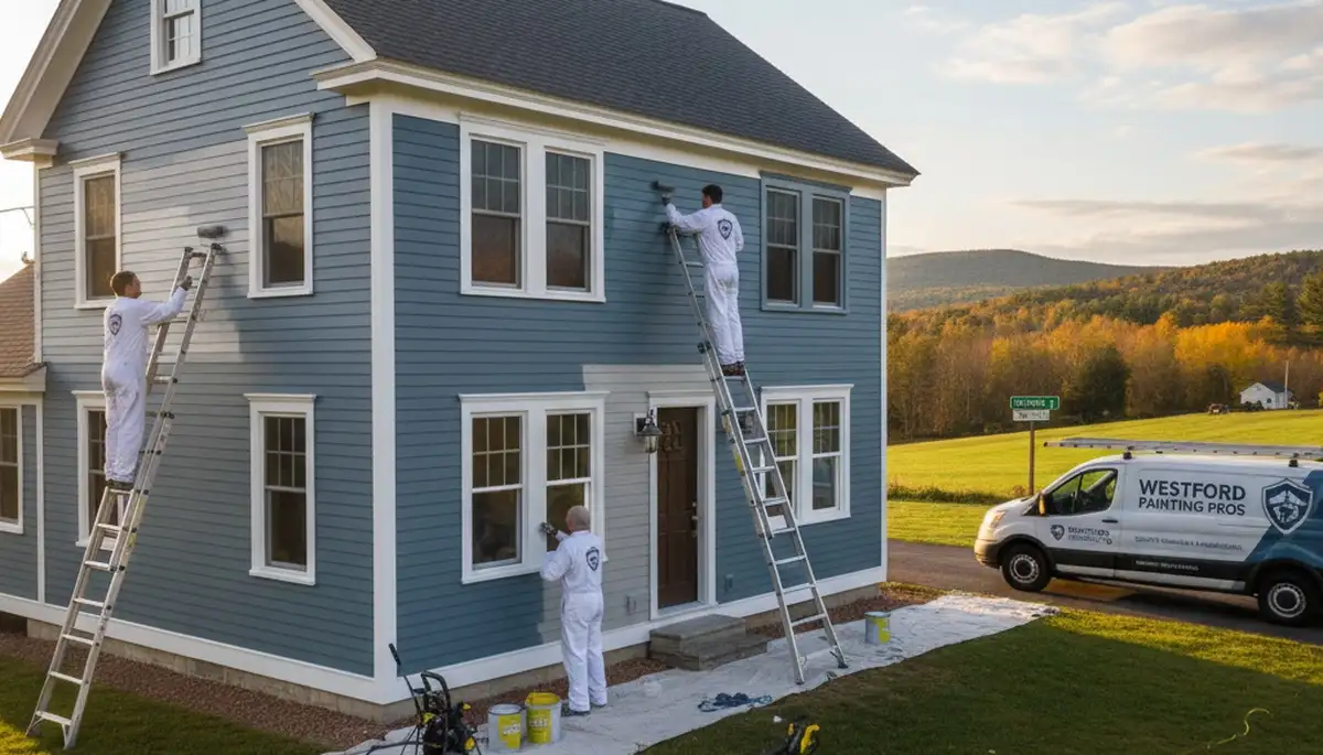 House painters in Burlington, VT providing professional interior and exterior painting services